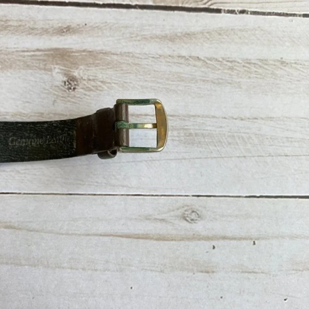 Lorus Vintage 1980's Disney Mickey Mouse Singing Watch with Leather Band